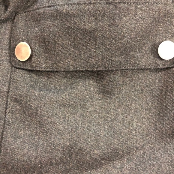 NWT⭐️ A PEA IN‎ THE POD maternity GRAY WOOL blend SKIRT M business work casual - Picture 8 of 12